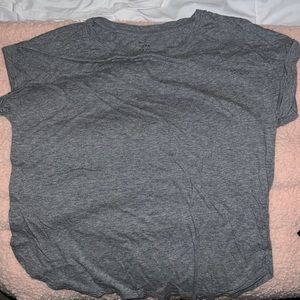 Grey tshirt rolled sleeves